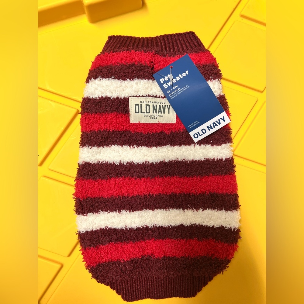 Dog outfit Old navy soft plush dog sweater